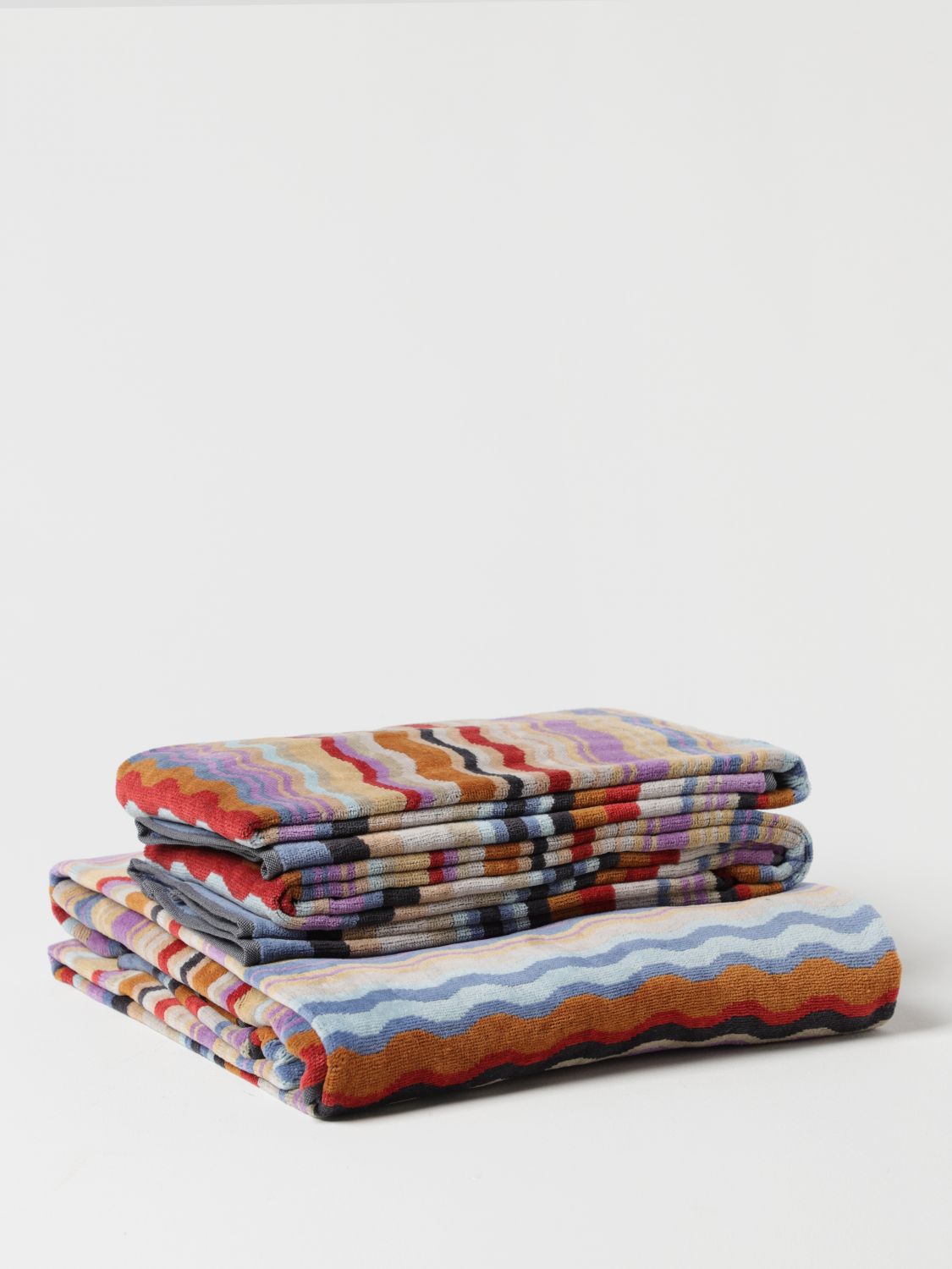 Missoni Home Bath And Beach Towels MISSONI HOME Lifestyle colour Violet