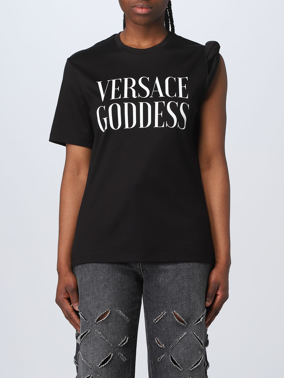 Versace T-Shirt VERSACE Woman colour Black