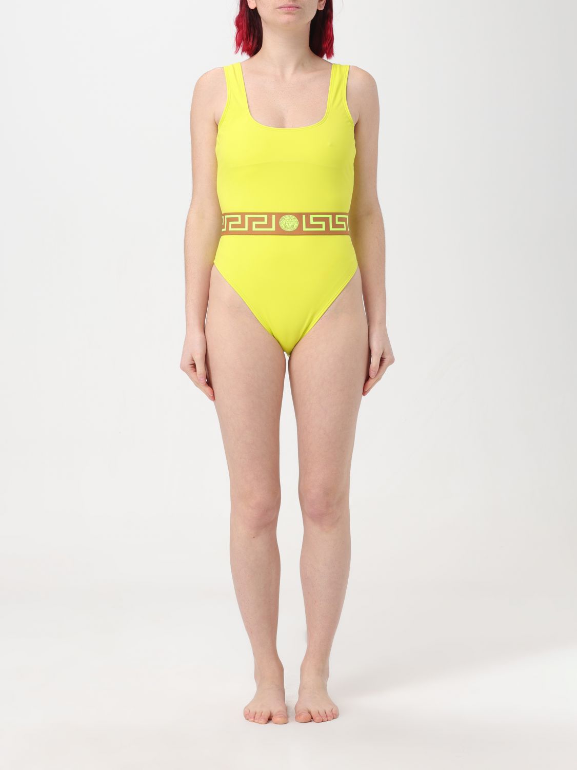 Versace Swimsuit VERSACE Woman colour Yellow