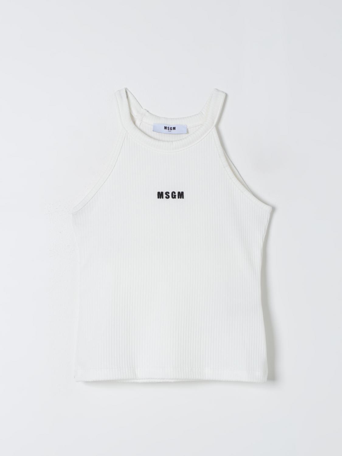 Msgm Kids Top MSGM KIDS Kids colour White