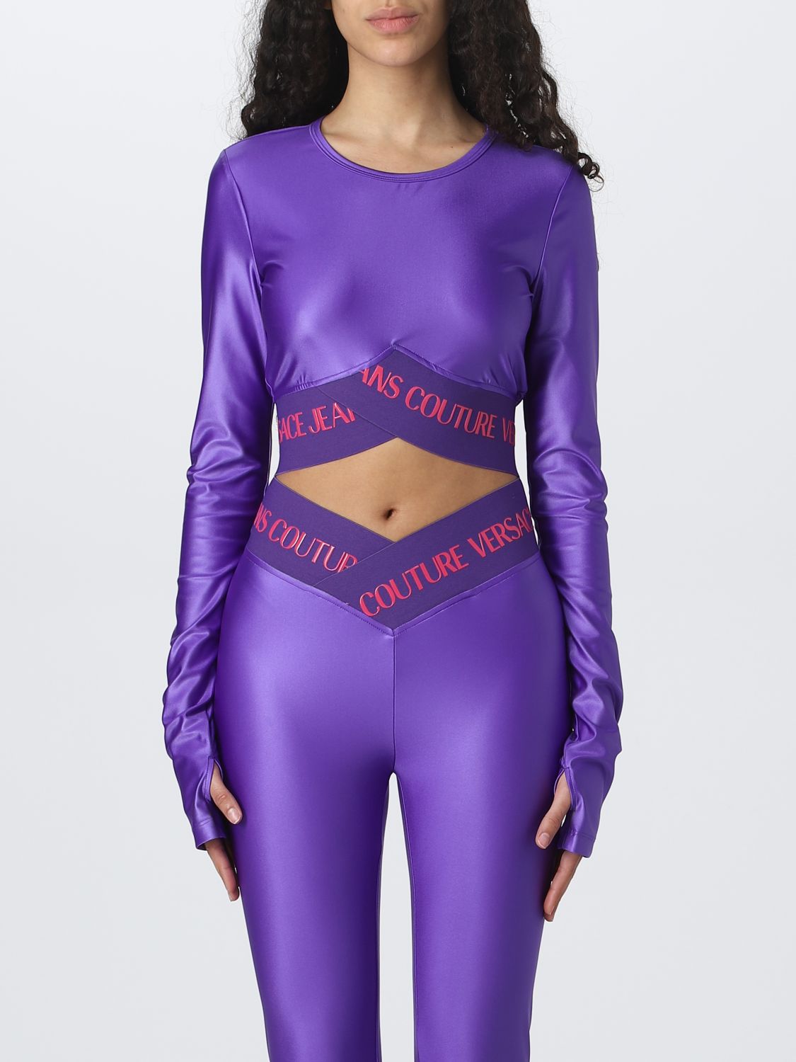 Versace Jeans Couture T-Shirt VERSACE JEANS COUTURE Woman colour Violet