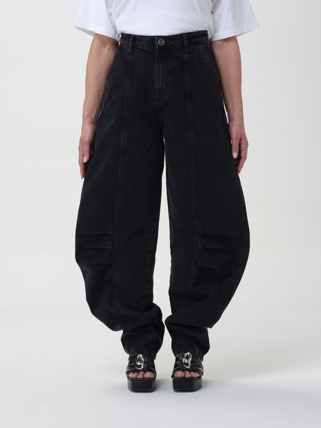 Rotate Trousers ROTATE Woman colour Black