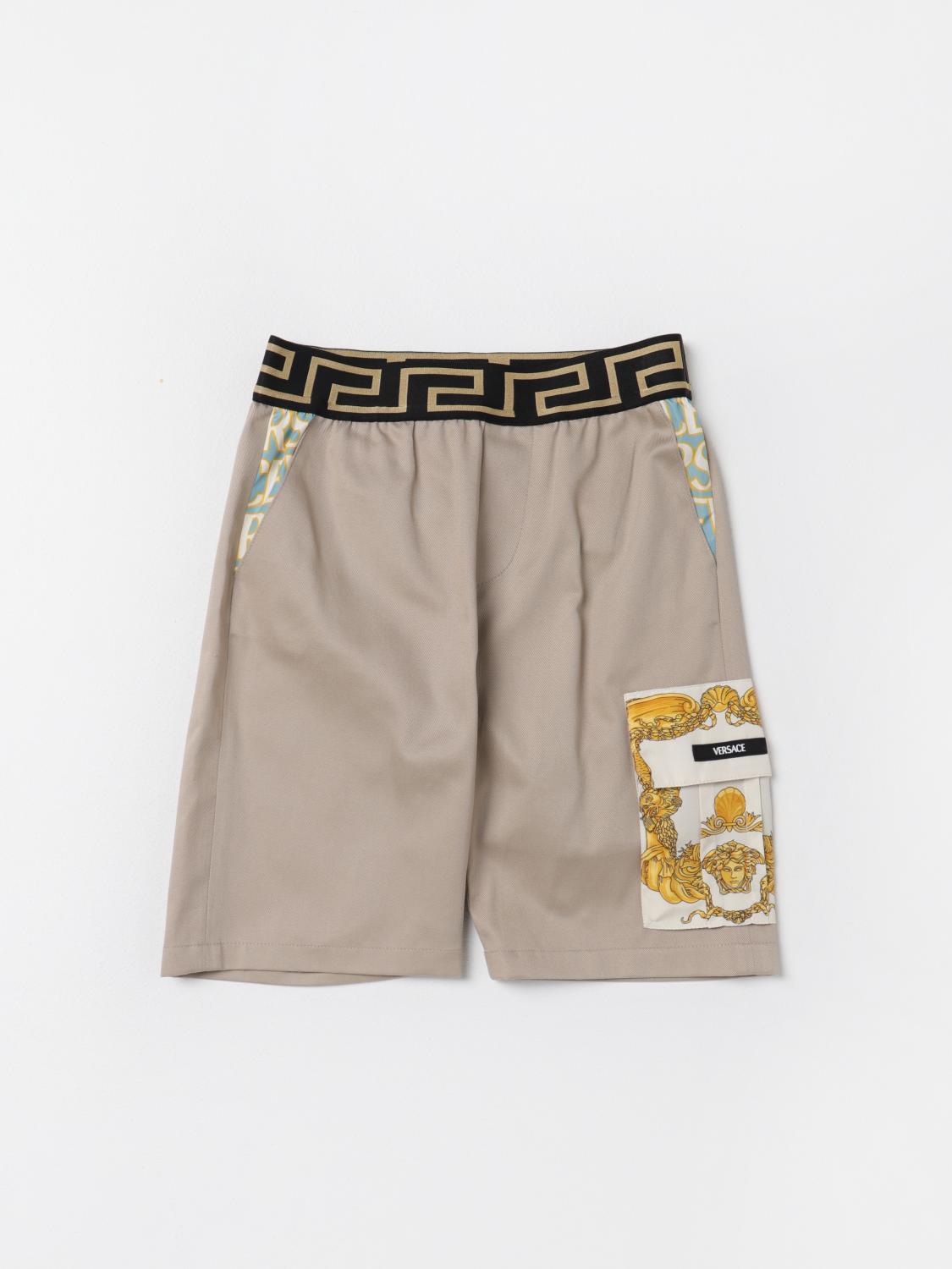 Young Versace Shorts YOUNG VERSACE Kids colour Beige