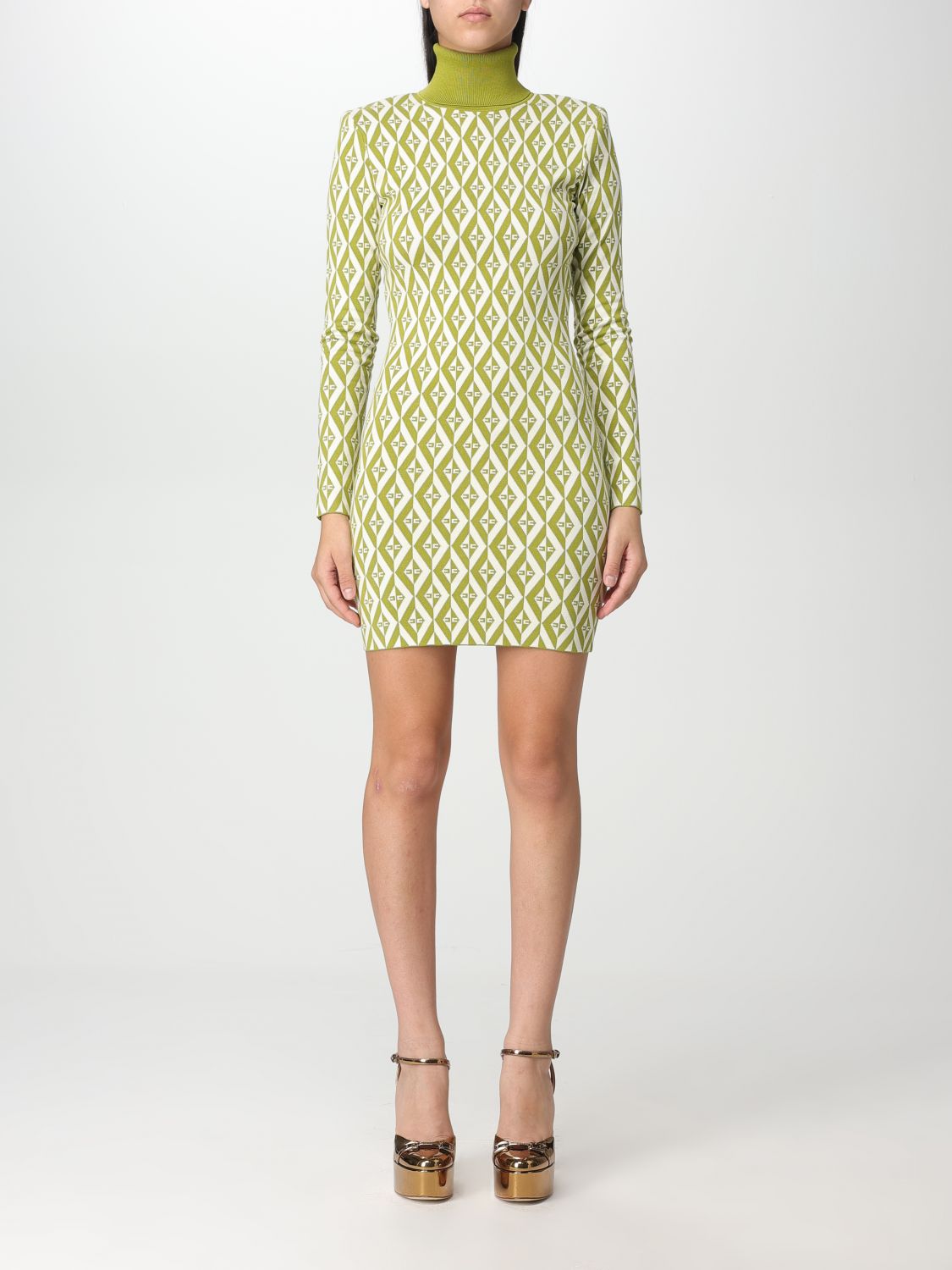 Elisabetta Franchi Dress ELISABETTA FRANCHI Woman colour Green