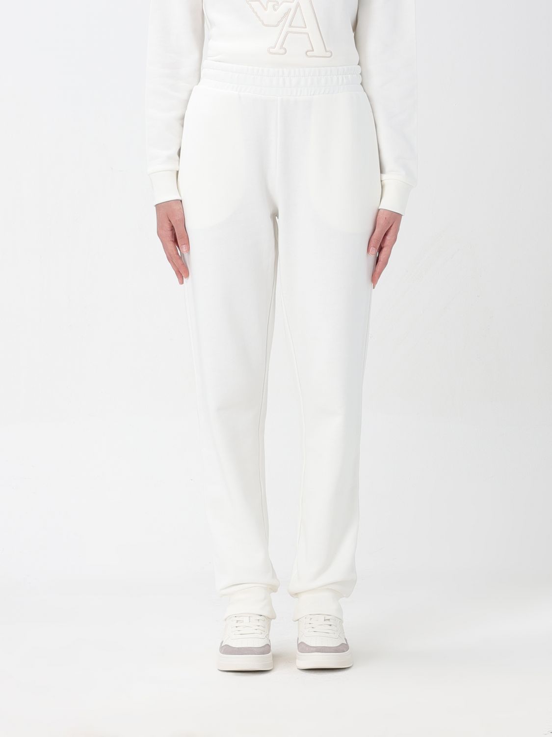 Emporio Armani Trousers EMPORIO ARMANI Woman colour White