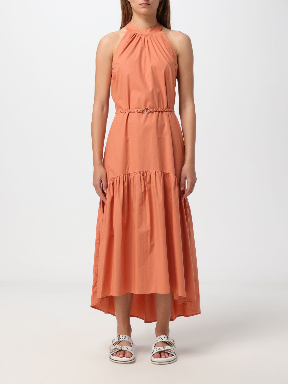 Twinset Dress TWINSET Woman colour Orange