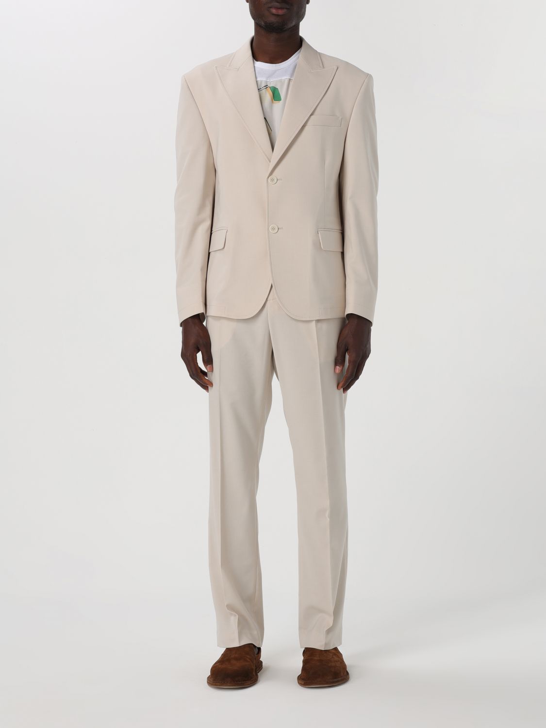 Daniele Alessandrini Suit DANIELE ALESSANDRINI Men colour Cream