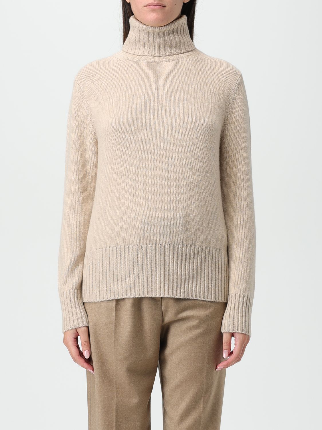 Allude Jumper ALLUDE Woman colour Beige