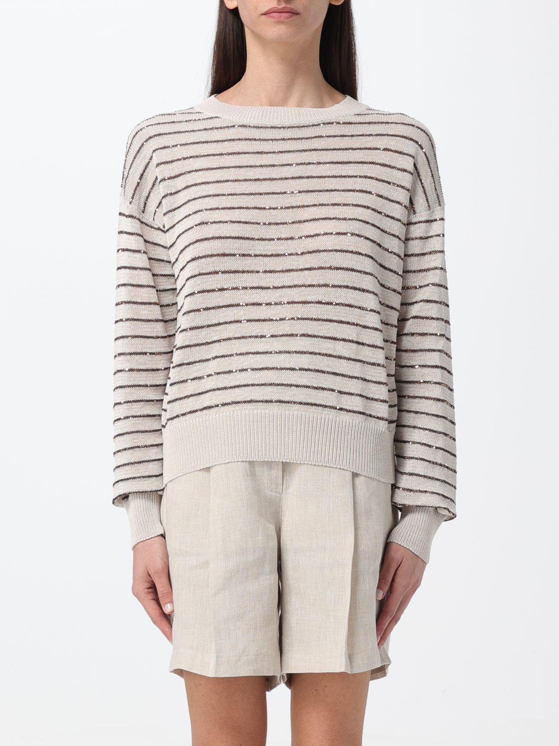 Brunello Cucinelli Jumper BRUNELLO CUCINELLI Woman colour White