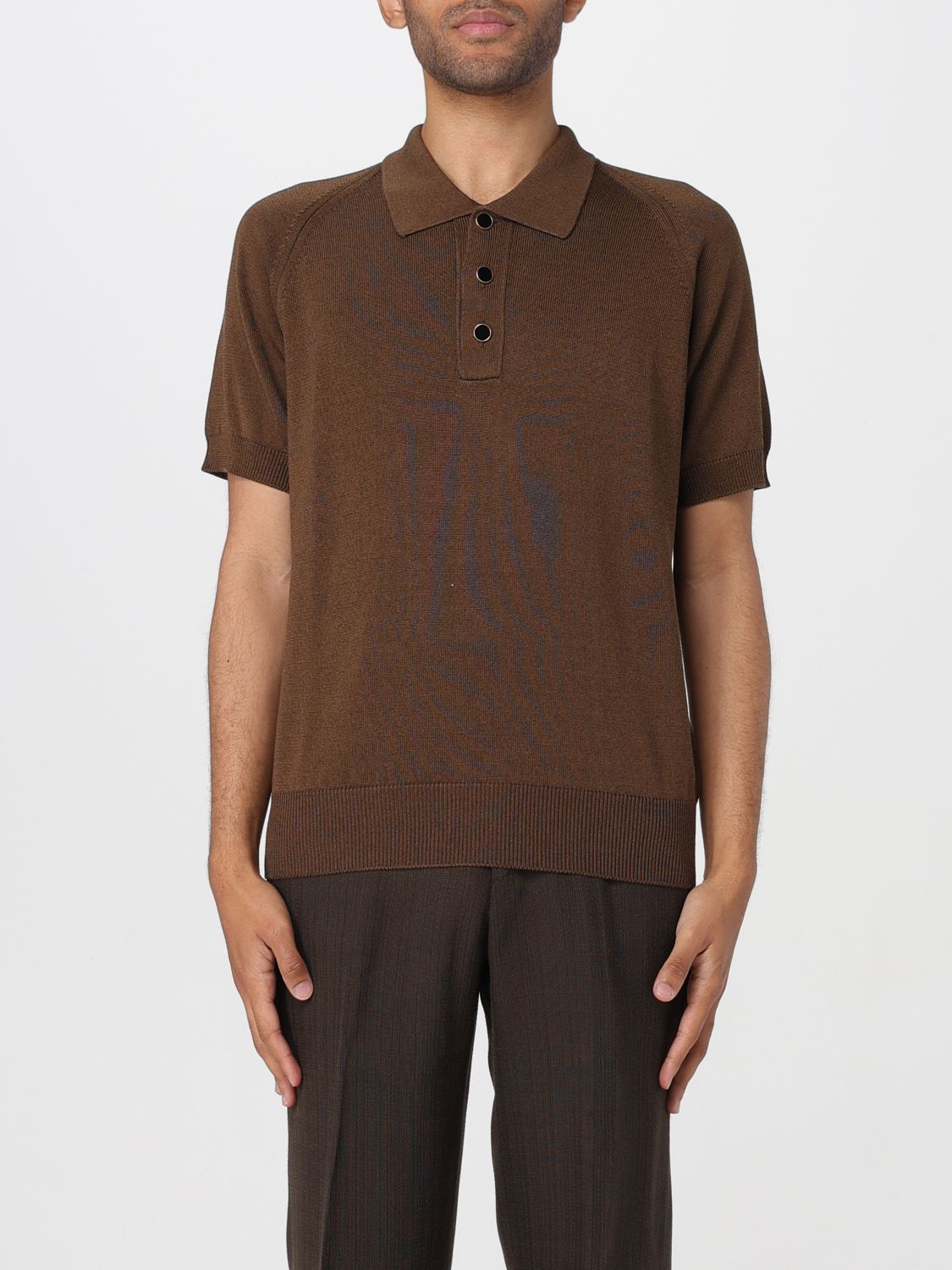 Lardini Polo Shirt LARDINI Men color Brown