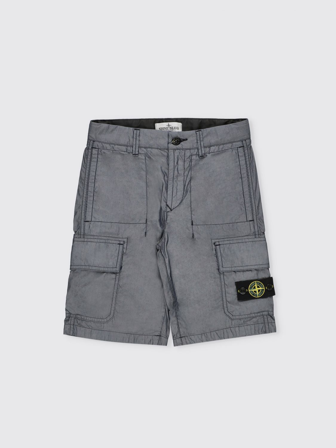 Stone Island Junior Shorts STONE ISLAND JUNIOR Kids colour Grey