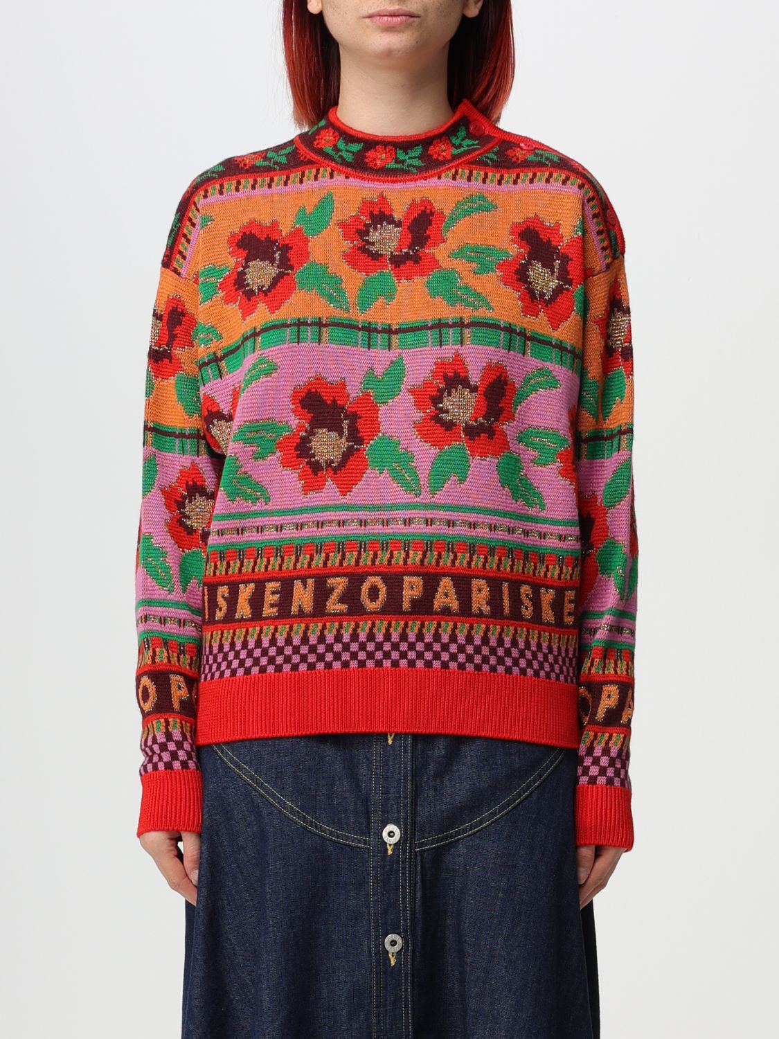 Kenzo Jumper KENZO Woman colour Cherry