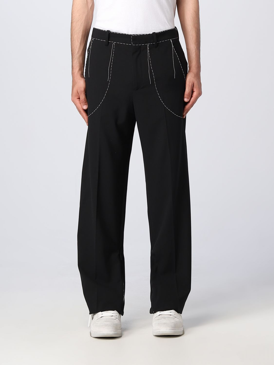 OFF-WHITE Trousers OFF-WHITE Men colour Black