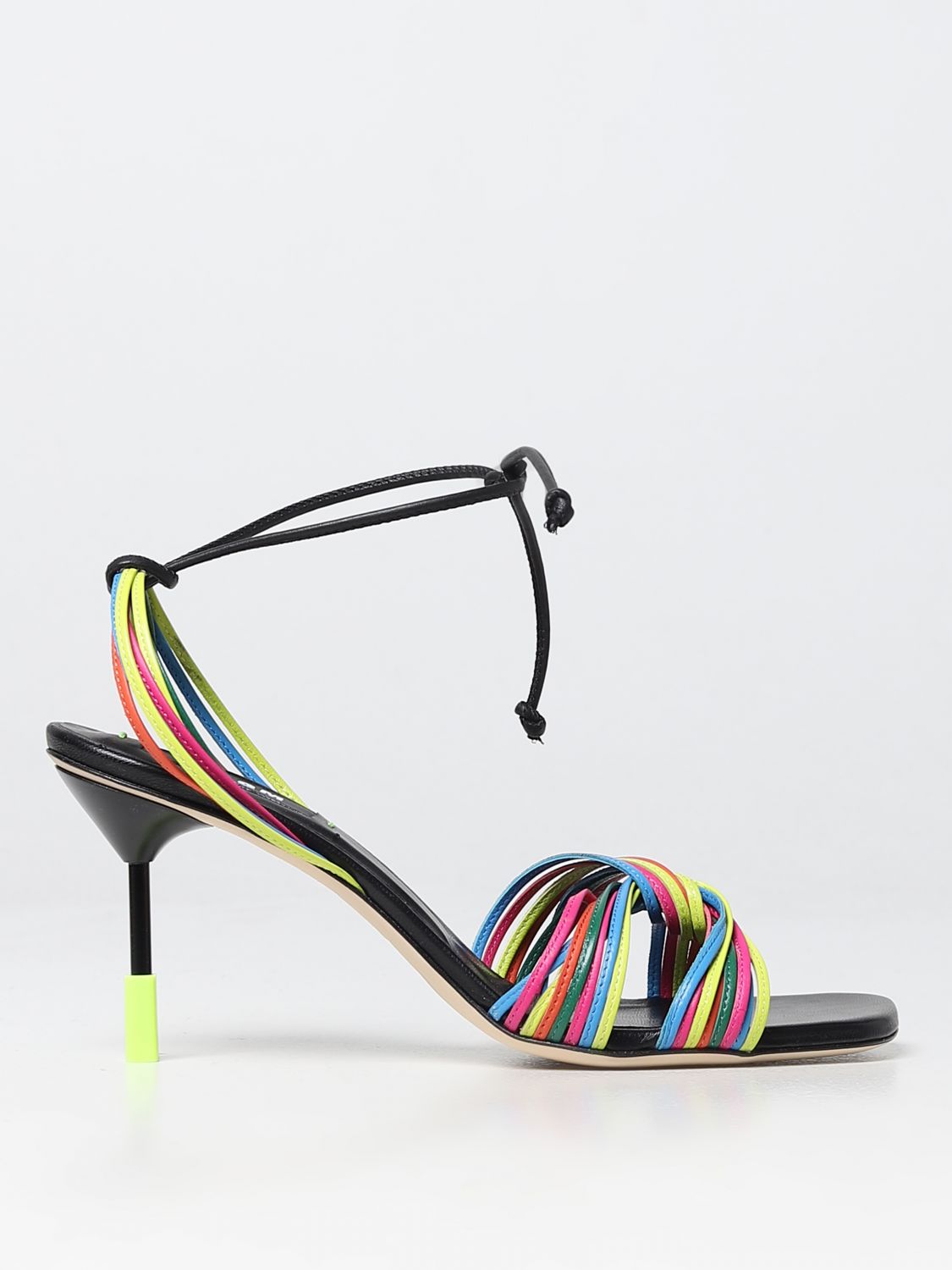 Msgm Heeled Sandals MSGM Woman colour Multicolor