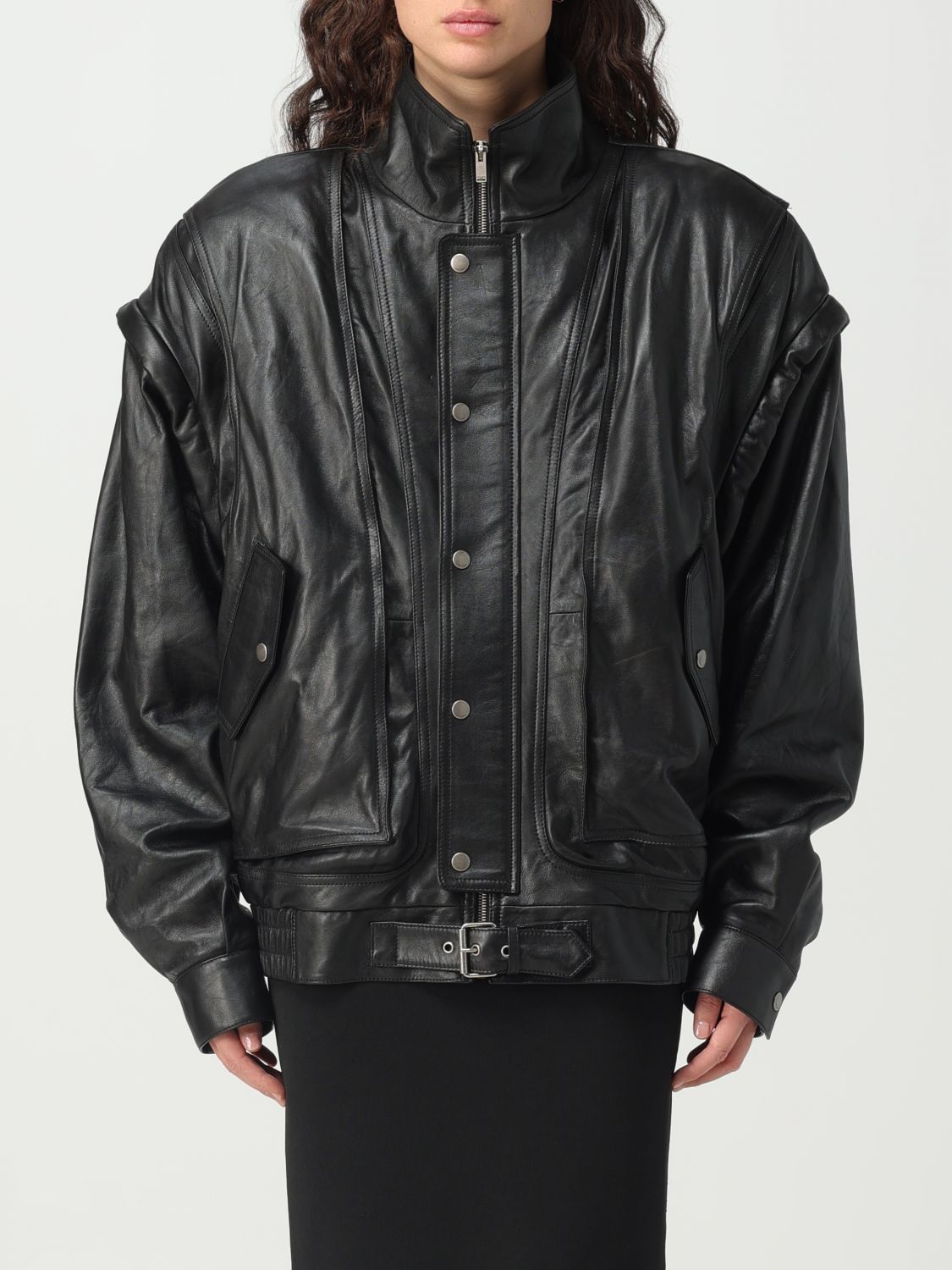 Saint Laurent Jacket SAINT LAURENT Woman colour Black