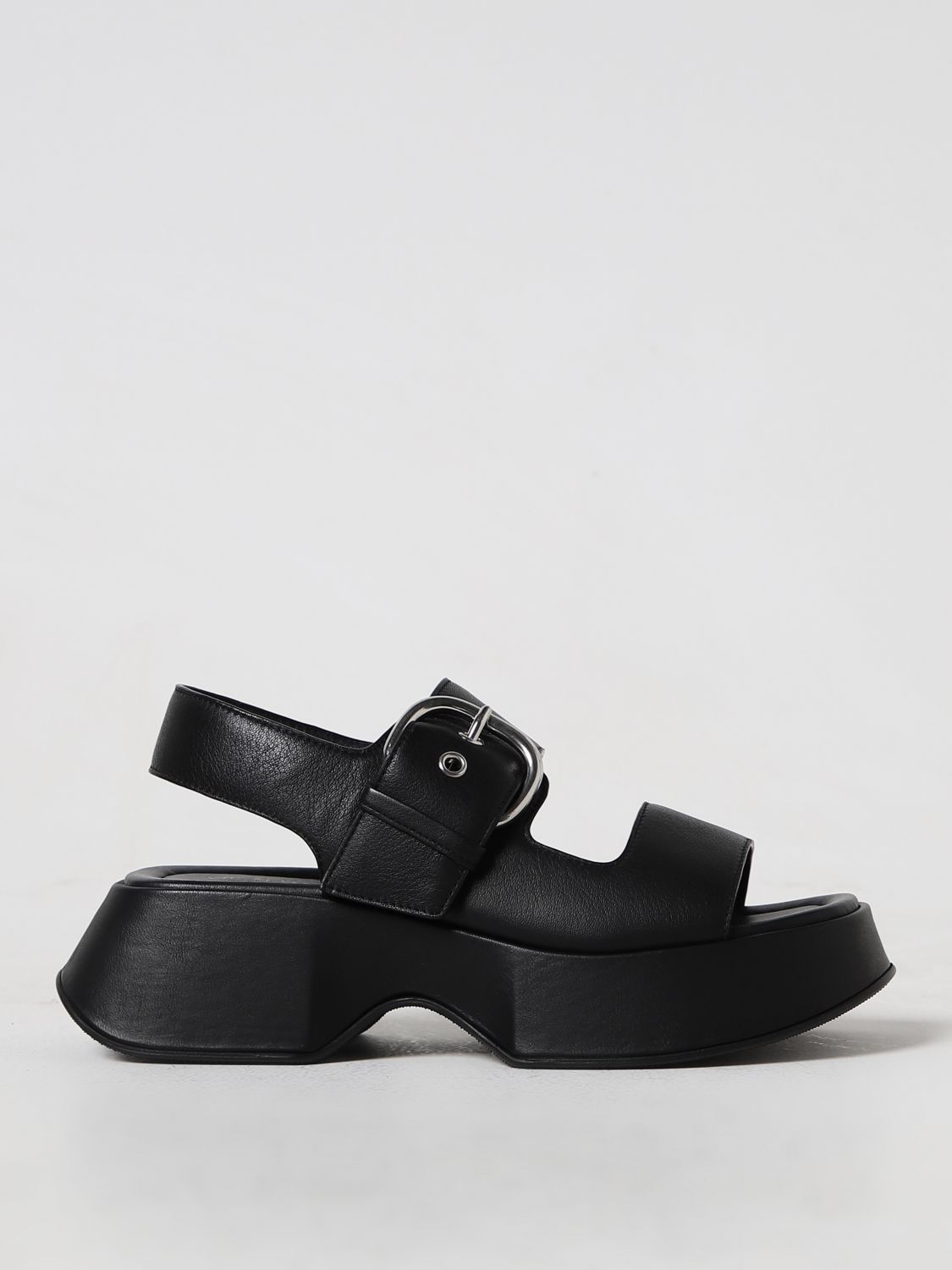 Vic Matié Flat Sandals VIC MATIÉ Woman colour Black