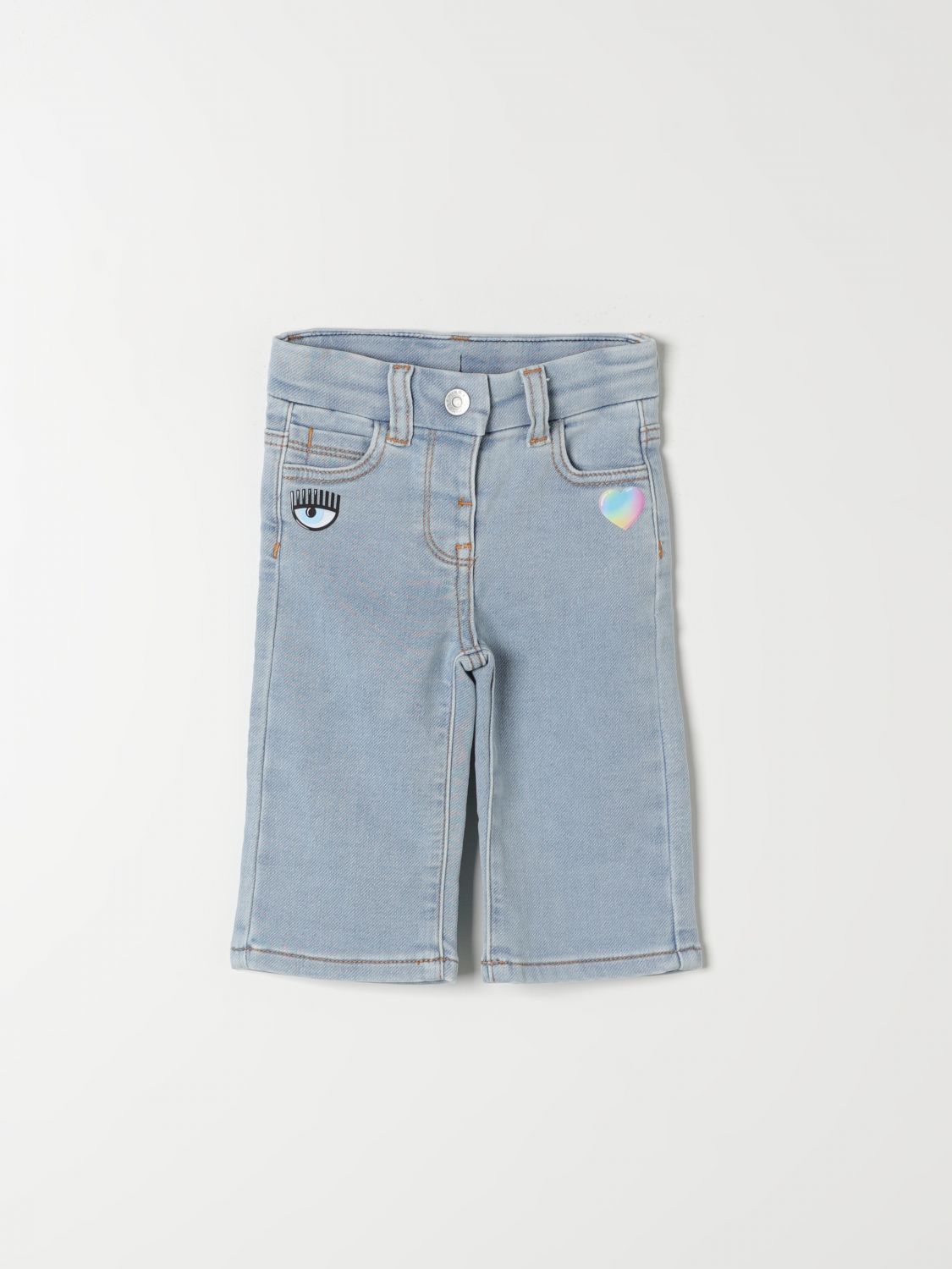 CHIARA FERRAGNI Jeans CHIARA FERRAGNI Kids colour Stone Washed