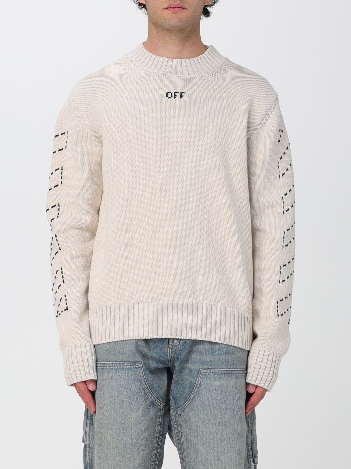 OFF-WHITE Jumper OFF-WHITE Men colour Beige