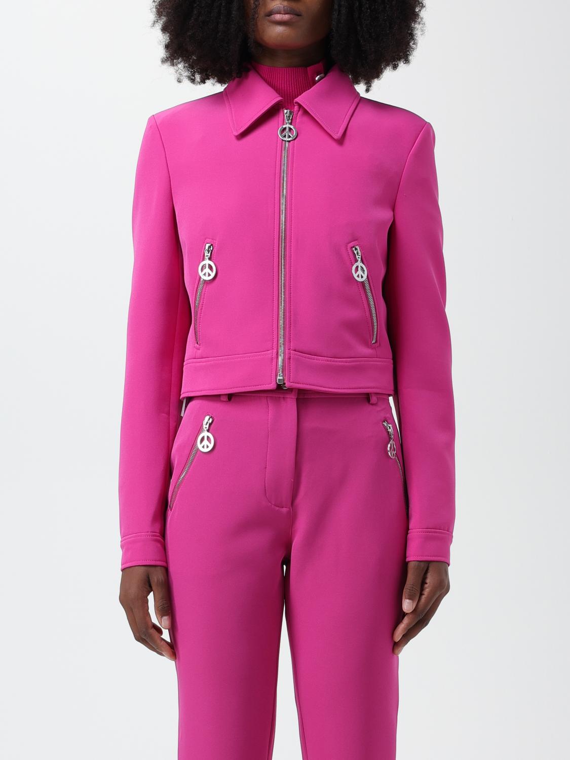 Moschino Jeans Jacket MOSCHINO JEANS Woman colour Fuchsia