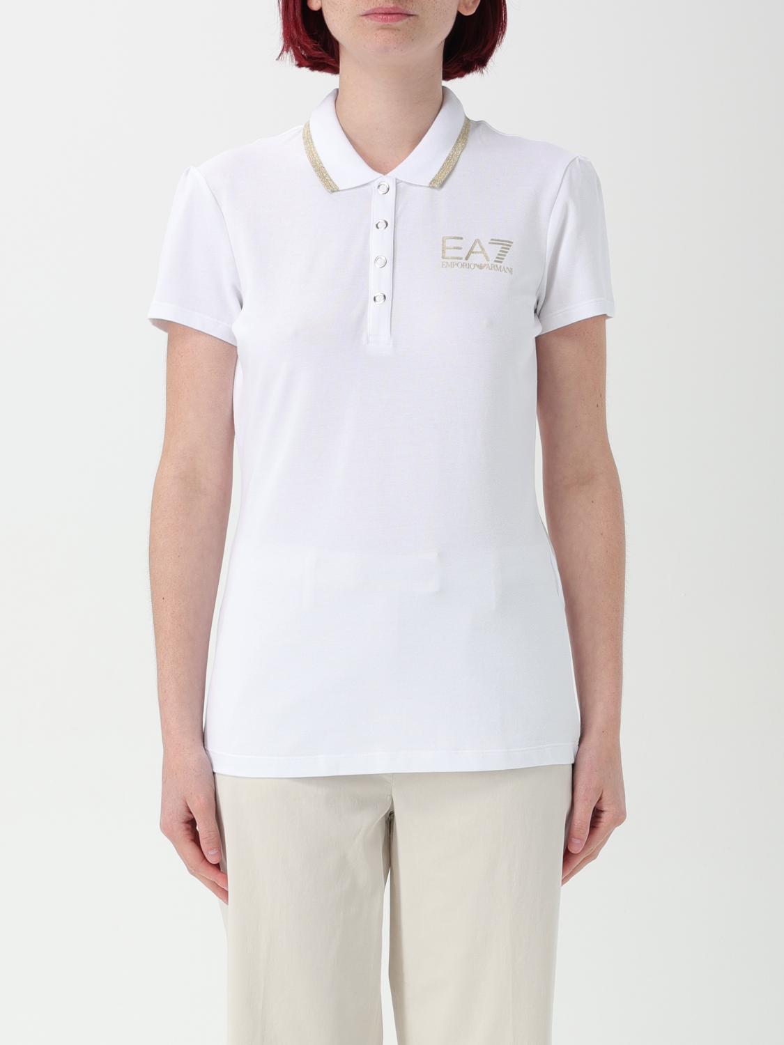 EA7 Polo Shirt EA7 Woman color White