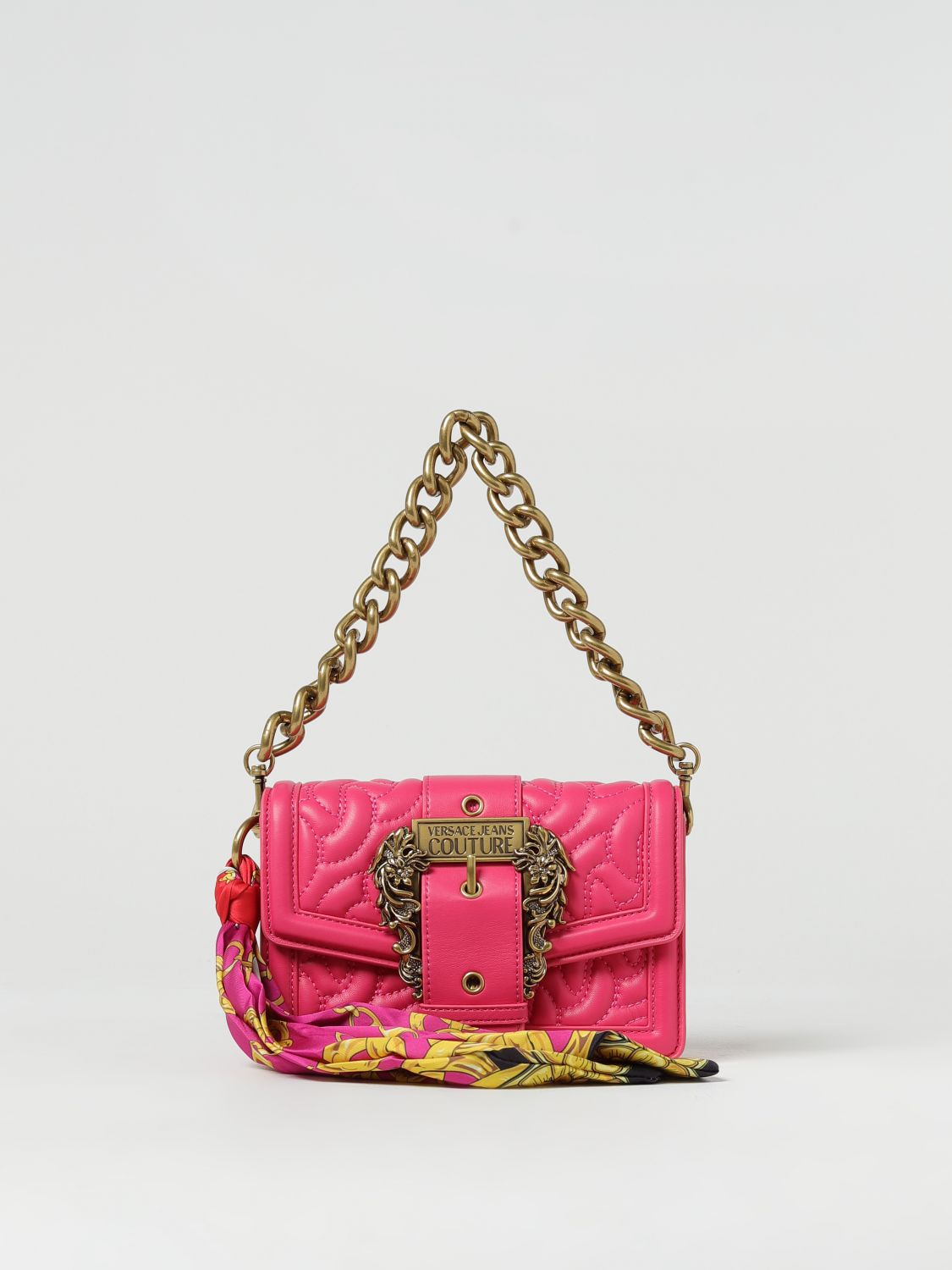 Versace Jeans Couture Crossbody Bags VERSACE JEANS COUTURE Woman colour Fuchsia