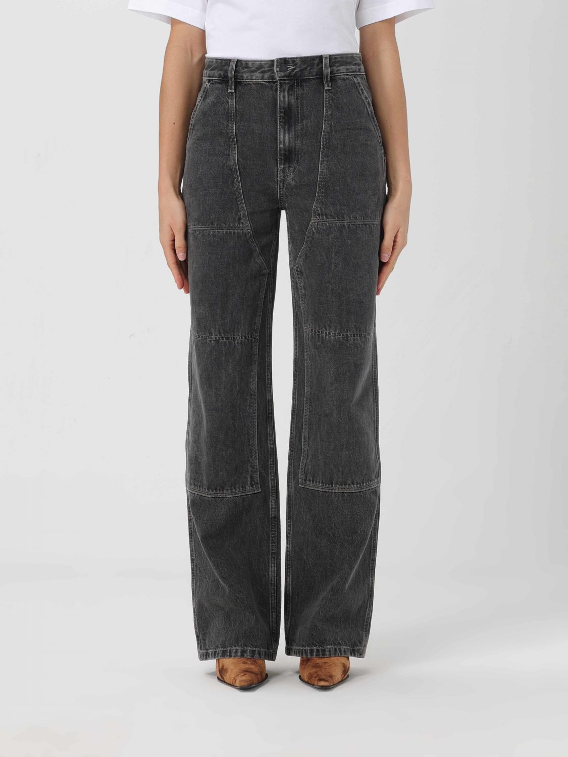 Helmut Lang Jeans HELMUT LANG Woman colour Charcoal