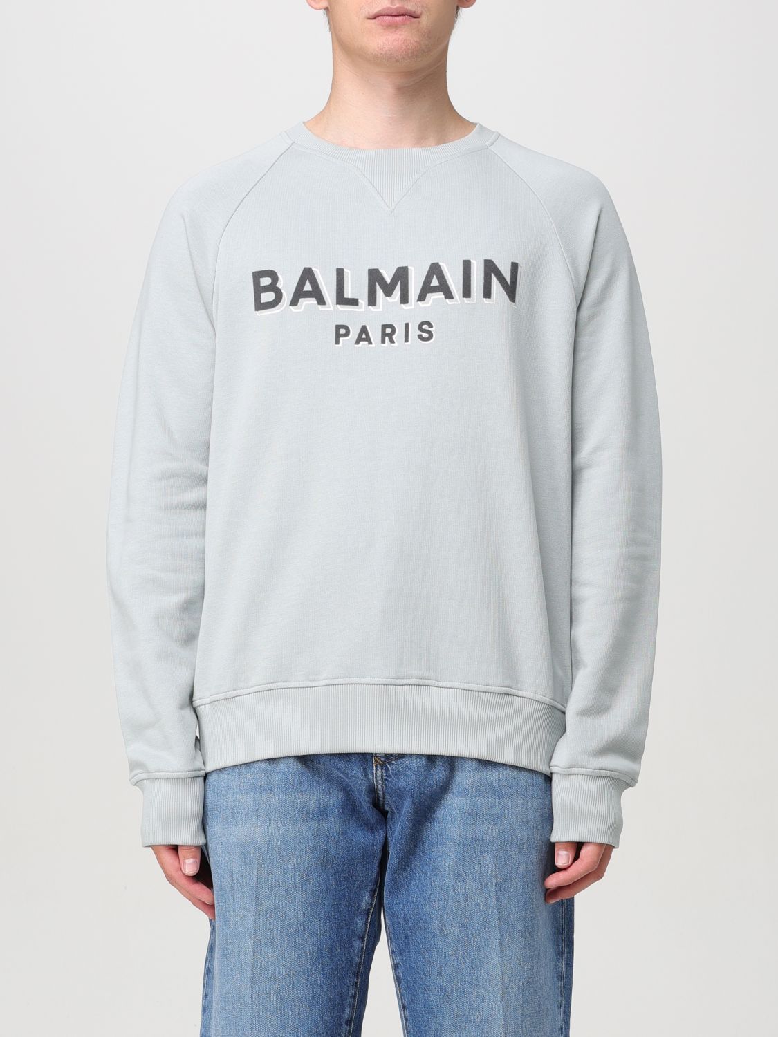 Balmain Sweater BALMAIN Men color Grey