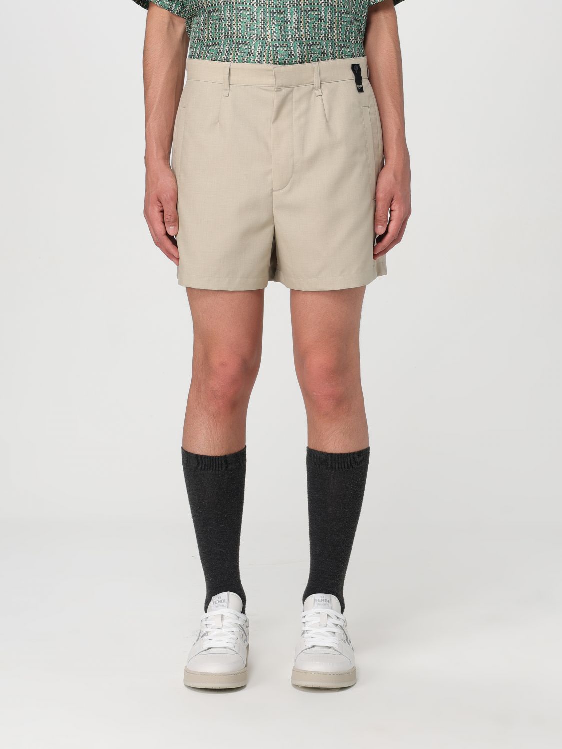 FENDI Short FENDI Men colour Butter