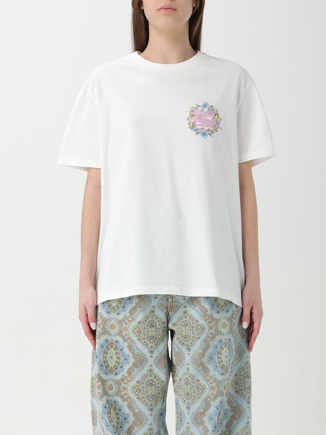 Etro T-Shirt ETRO Woman colour White