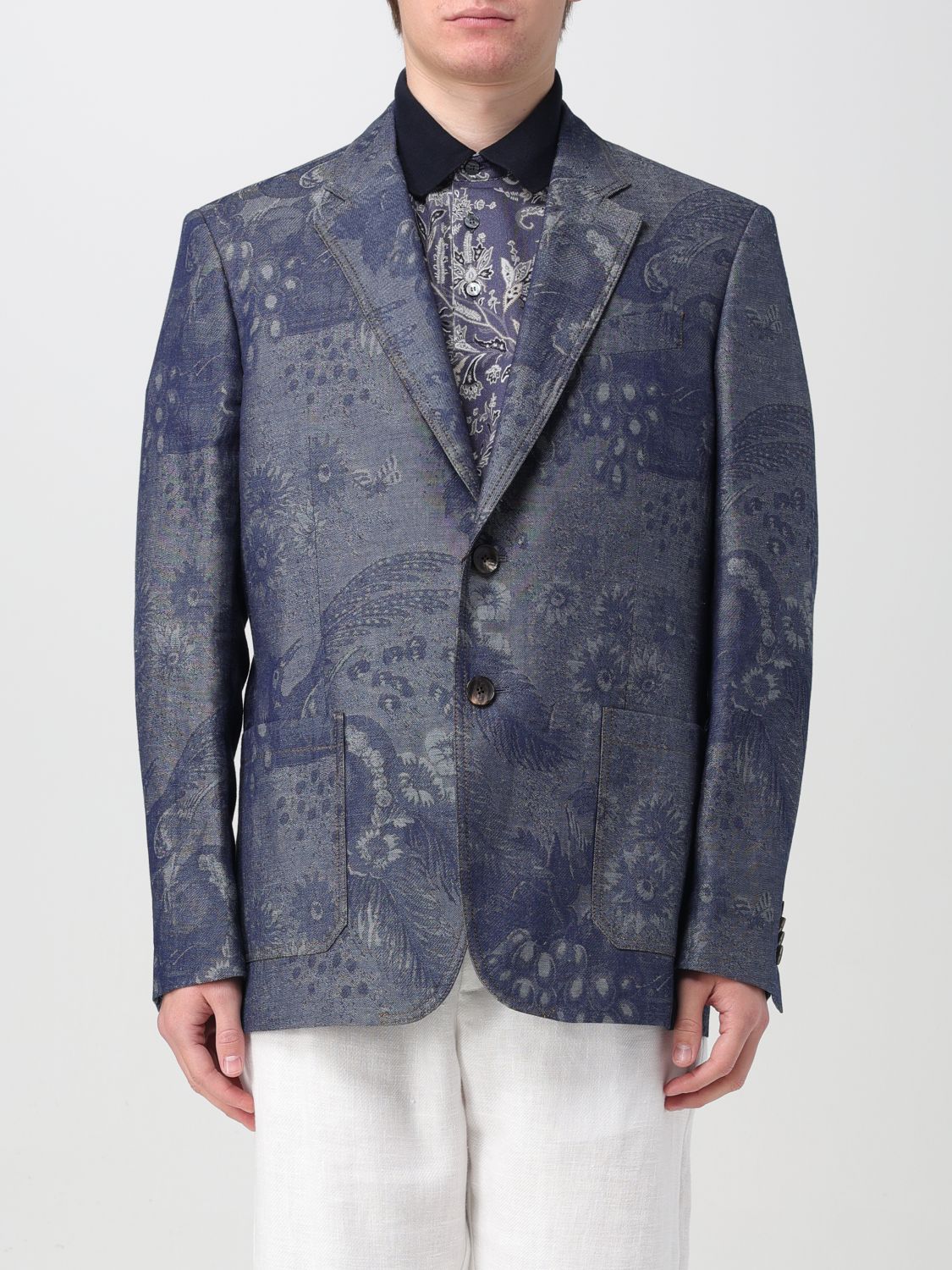 Etro Jacket ETRO Men colour Blue