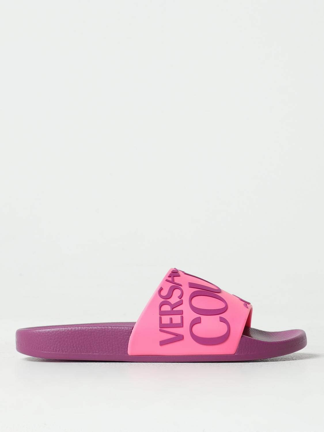 Versace Jeans Couture Flat Sandals VERSACE JEANS COUTURE Woman colour Pink