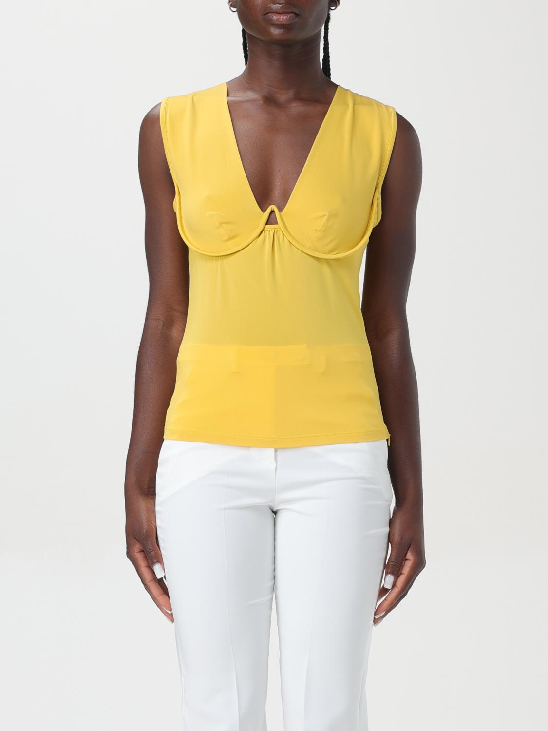 Simona Corsellini Top SIMONA CORSELLINI Woman color Yellow