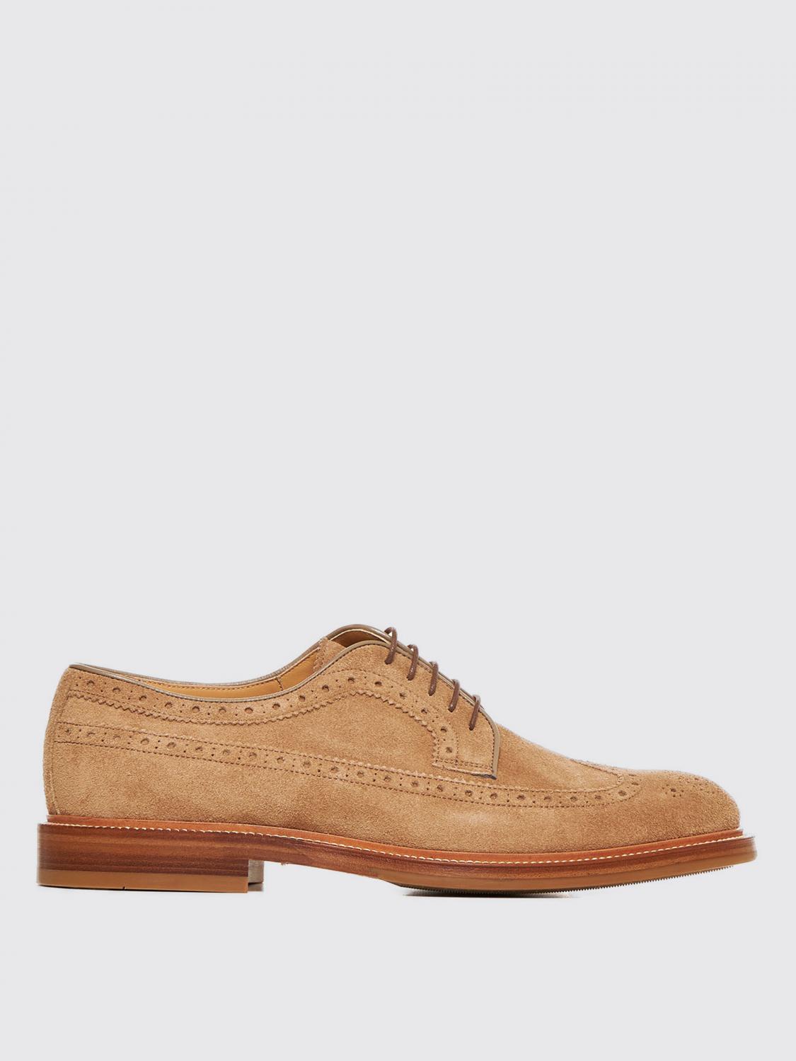 Brunello Cucinelli Brogue Shoes BRUNELLO CUCINELLI Men color Sand