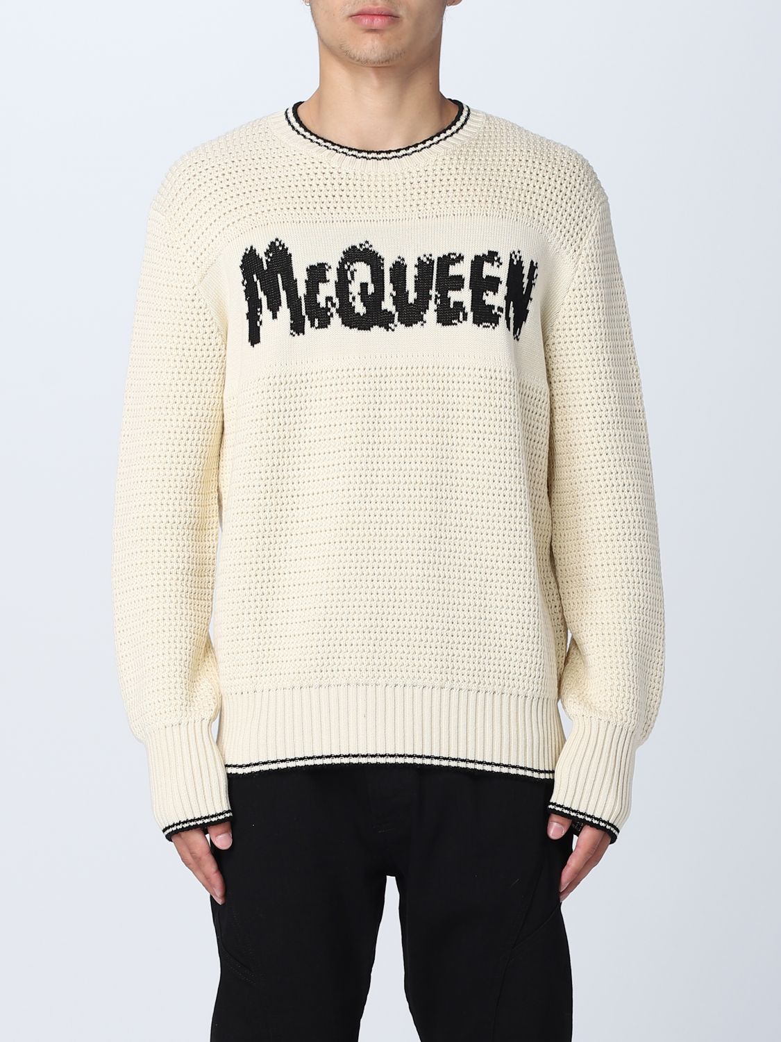 Alexander McQueen Jumper ALEXANDER MCQUEEN Men colour Cream