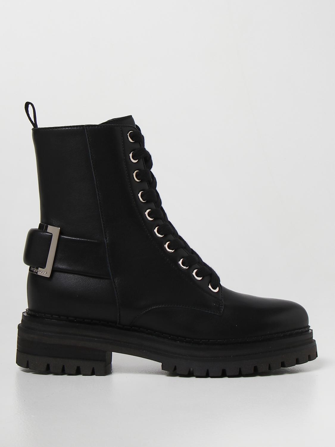 Sergio Rossi Sergio Rossi nappa leather biker boots