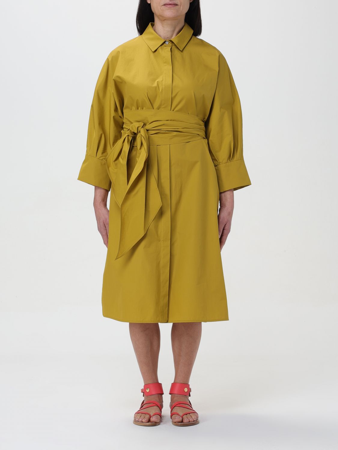  Dress 'S MAX MARA Woman colour Yellow