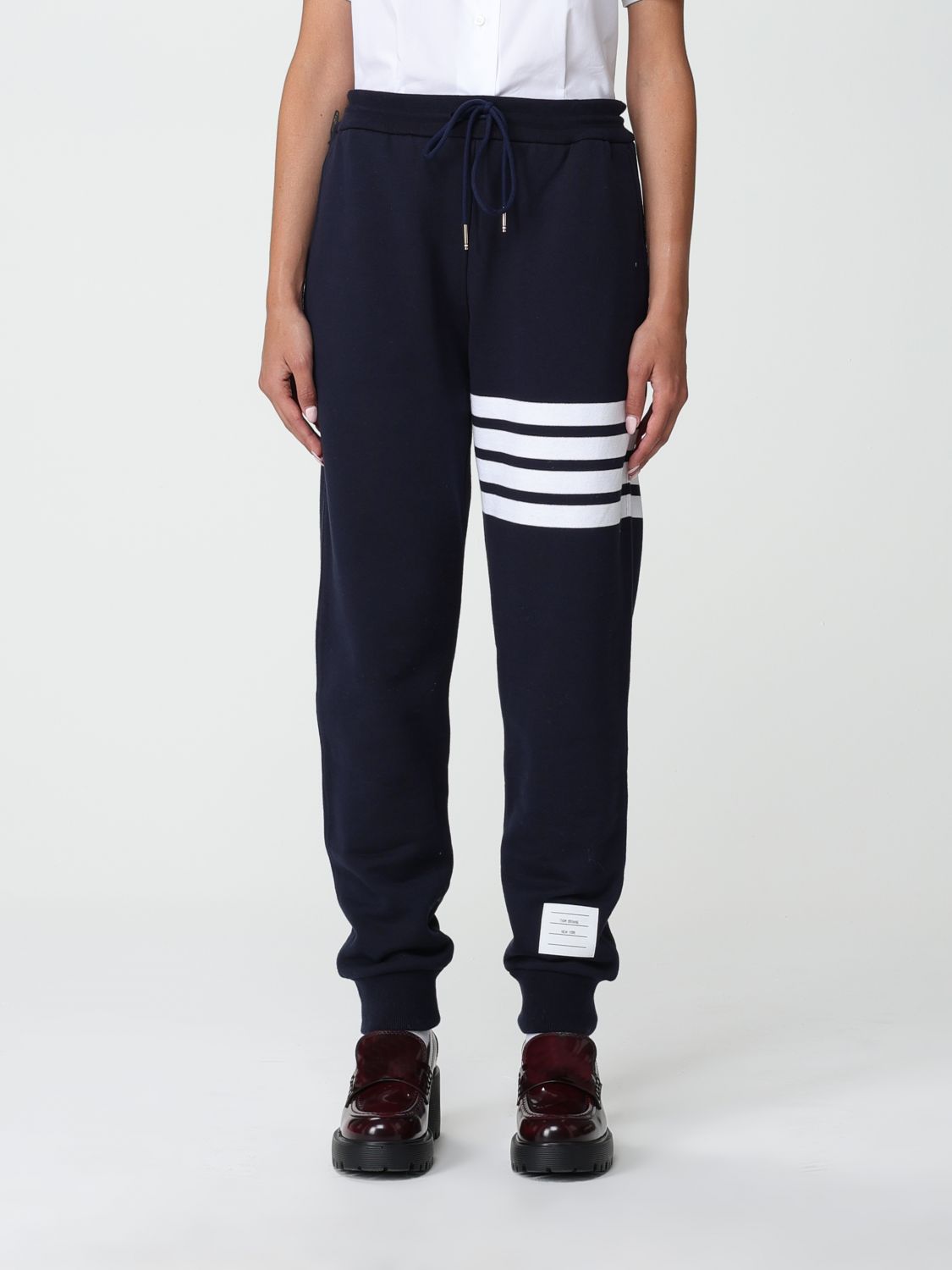 Thom Browne Trousers THOM BROWNE Woman colour Blue