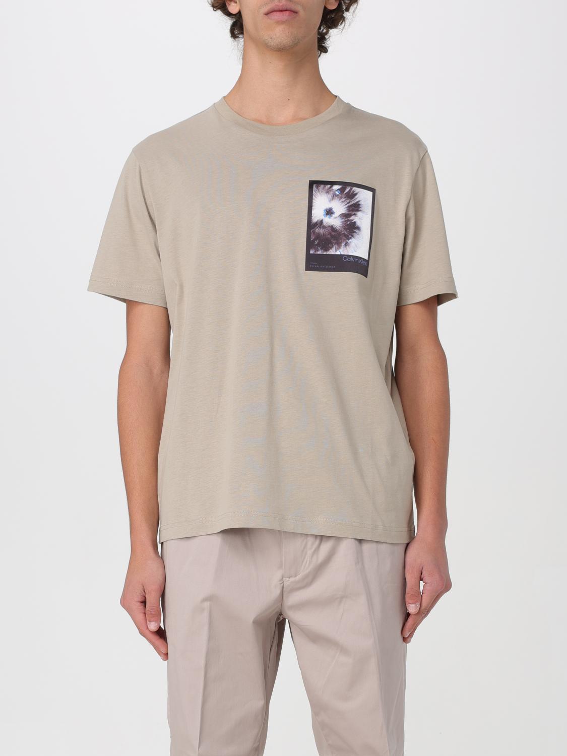 Calvin Klein T-Shirt CALVIN KLEIN Men colour Beige