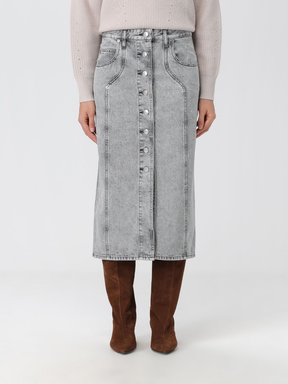 Isabel Marant Étoile Skirt ISABEL MARANT ETOILE Woman colour Grey