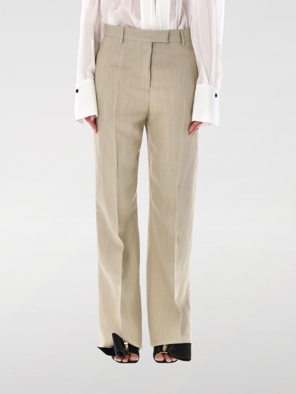 Ferragamo Pants FERRAGAMO Woman color Beige