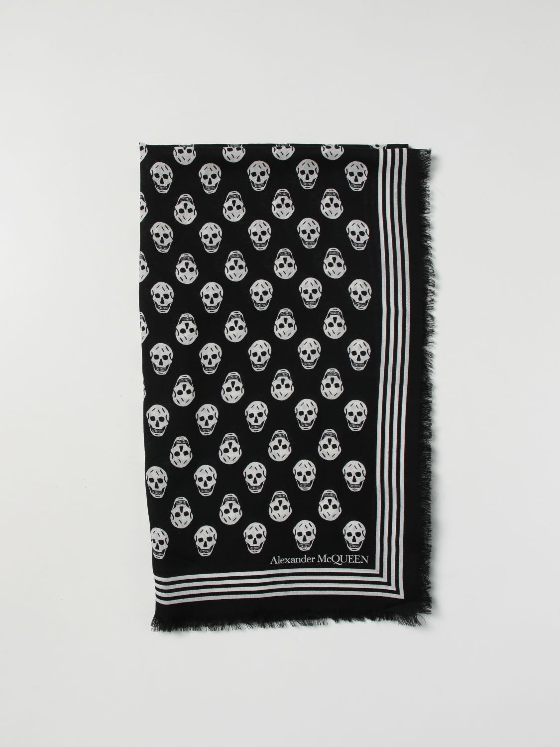 Alexander McQueen Scarf ALEXANDER MCQUEEN Woman colour Black