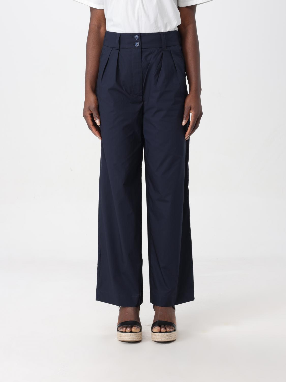 Woolrich Trousers WOOLRICH Woman colour Blue