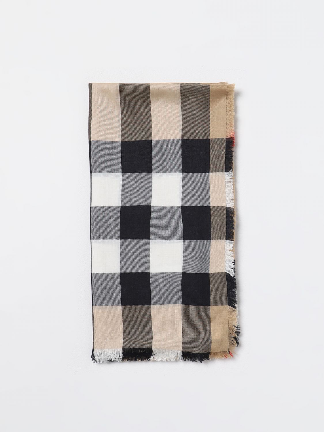 Burberry Scarf BURBERRY Woman colour Beige