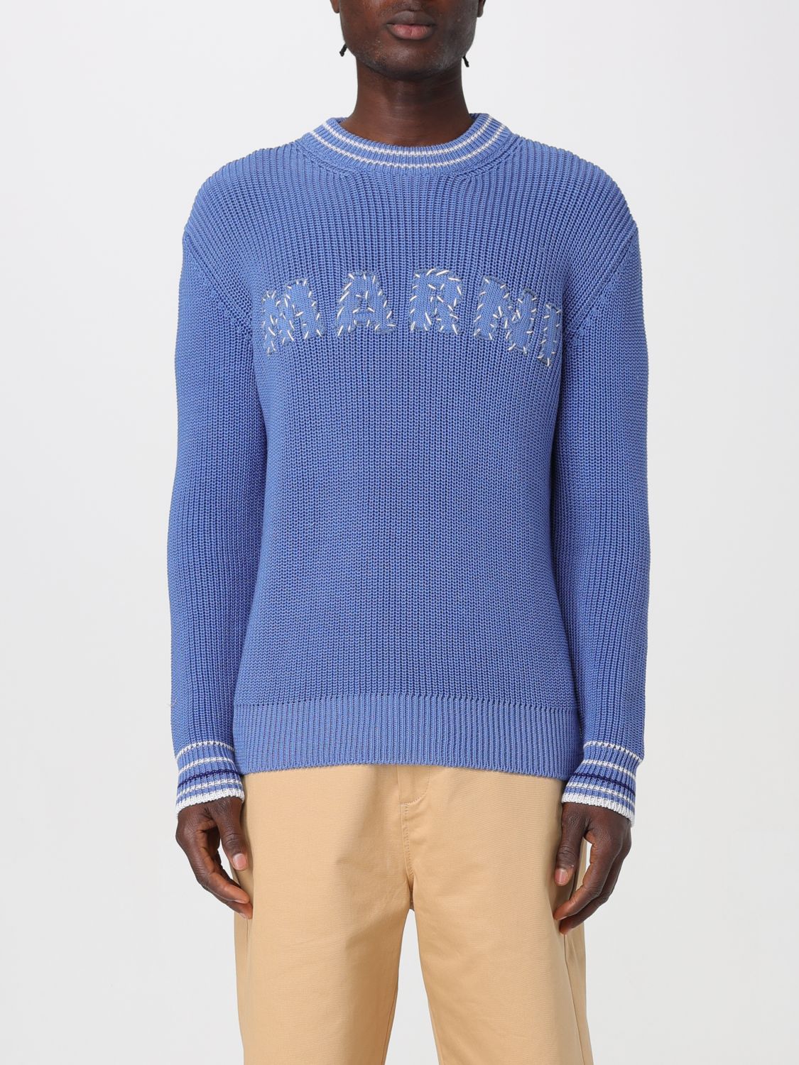 Marni Sweater MARNI Men color Gnawed Blue