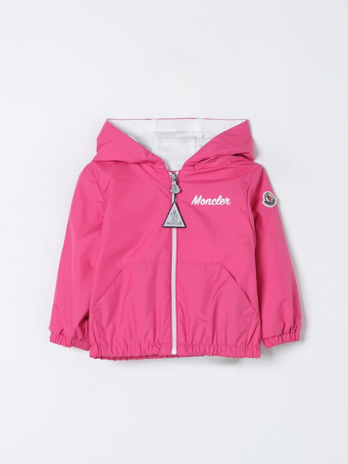 Moncler Jacket MONCLER Kids colour Fuchsia