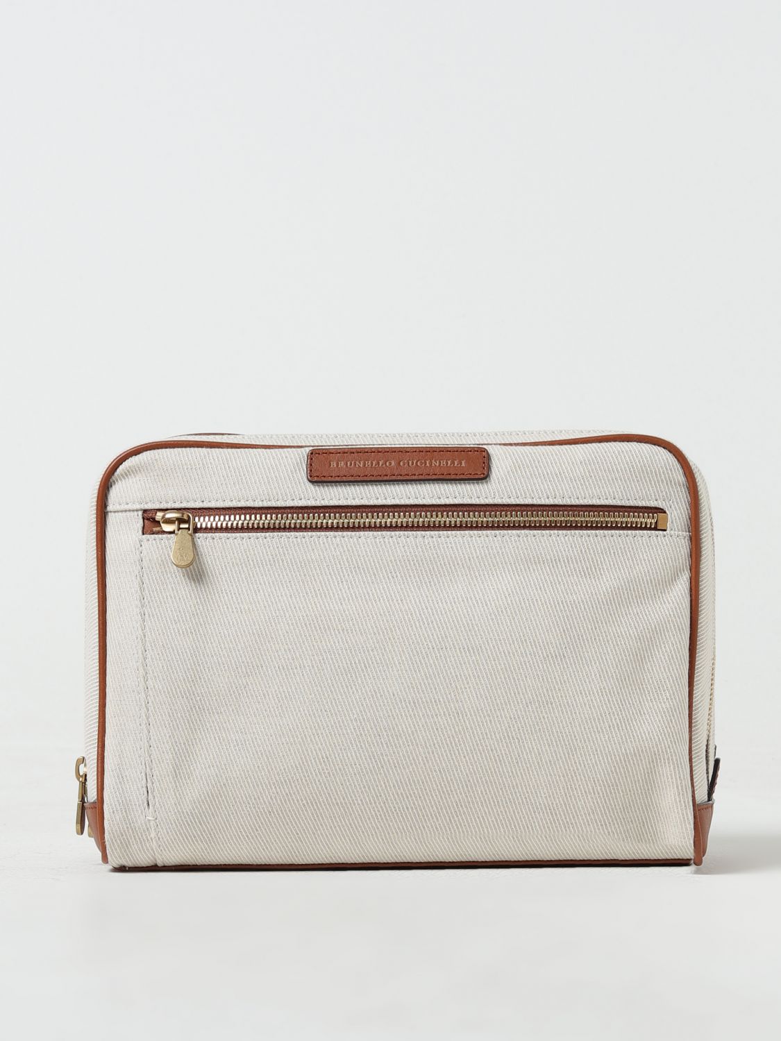 Brunello Cucinelli Cosmetic Case BRUNELLO CUCINELLI Men colour Beige