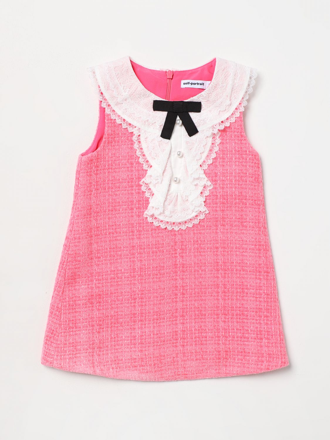 Self-Portrait Dress SELF-PORTRAIT Kids colour Pink