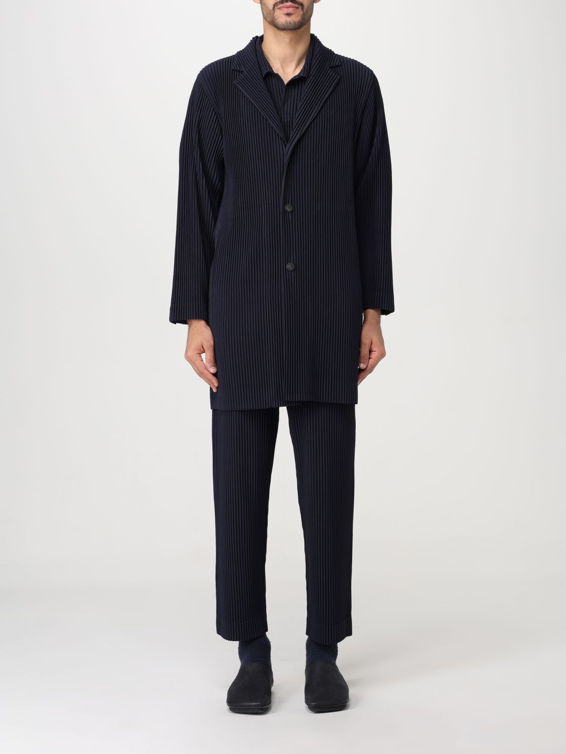 Issey Miyake Coat ISSEY MIYAKE Men colour Blue