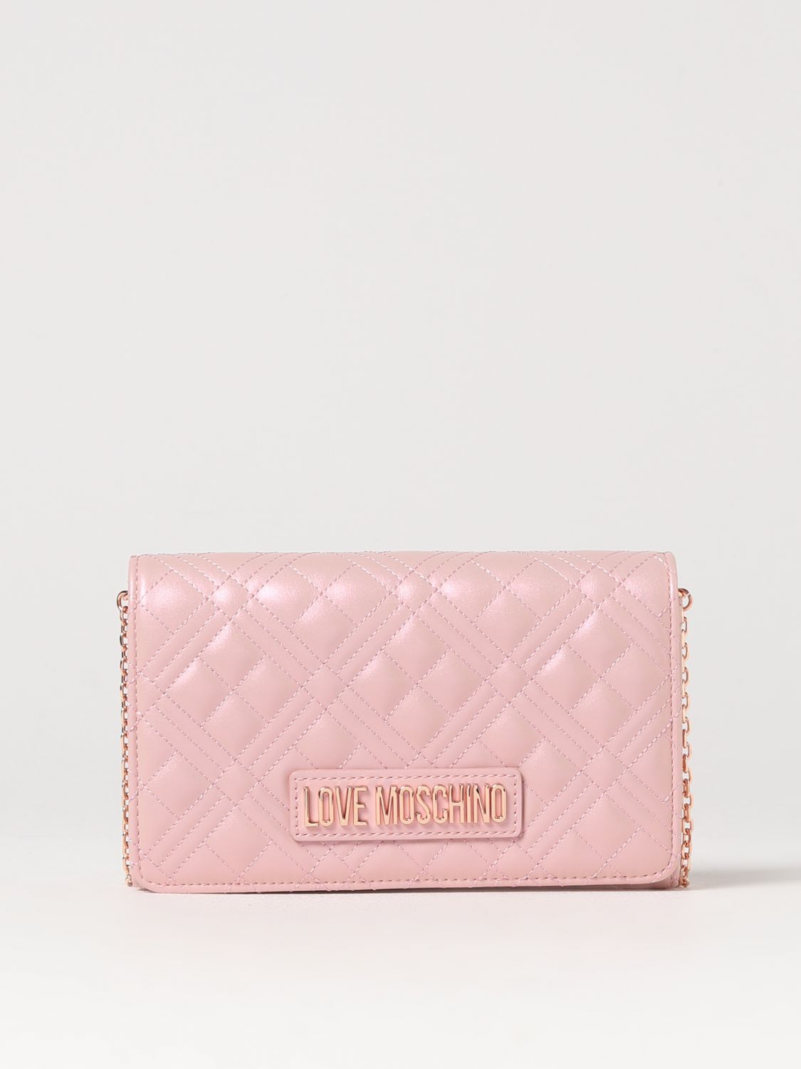 Love Moschino Cross Quilted Clutch