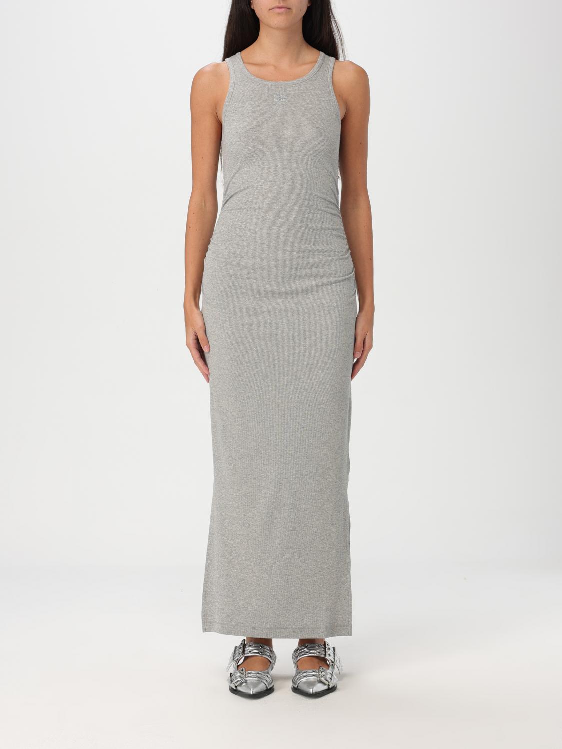 Ganni Dress GANNI Woman color Grey